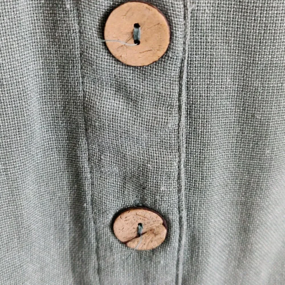 Entro button down  tank dress - Picture 3 of 8
